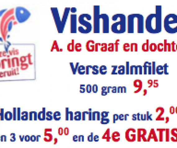 Aanbiedingen Vishandel A. de Graaf en dochter