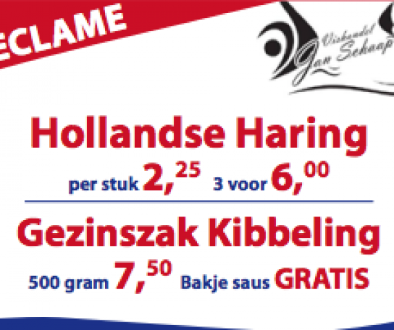 Aanbiedingen Vishandel Jan Schaap