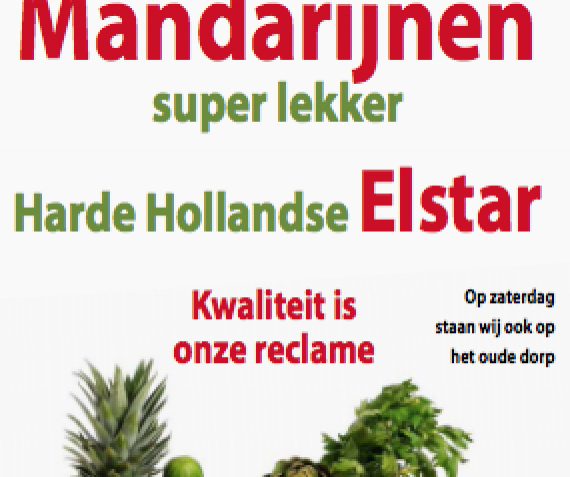 Mandarijnen en Elstar!
