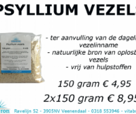 PSYLLIUM VEZELS!