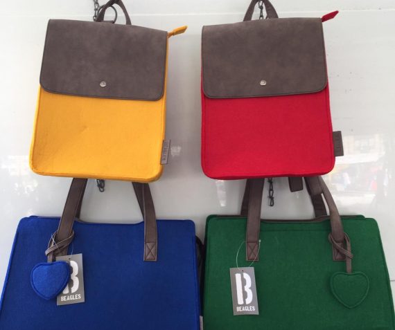 Viltshoppers en rugzakjes!