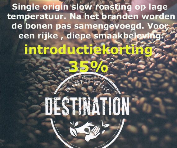 Biologische koffie geroosterd op een lage temperatuur