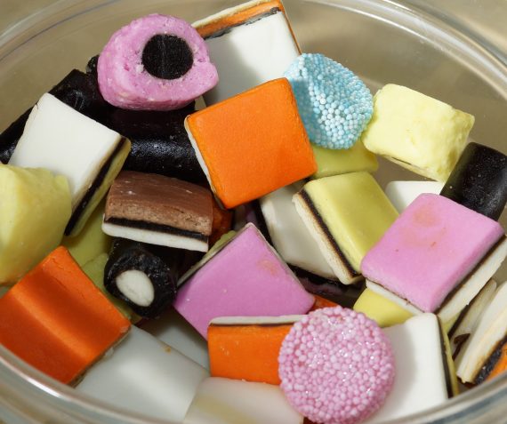Verschillende soorten snoep