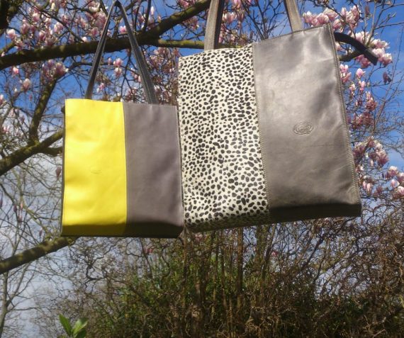 Voorjaar! Eigengemaakte shoppers!