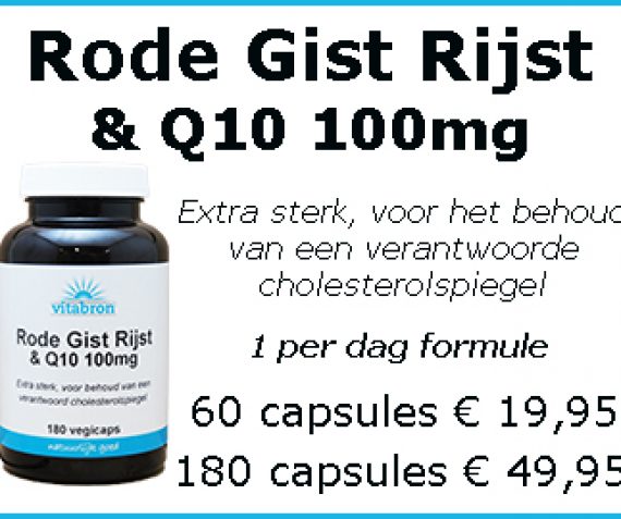 Rode Gist Rijst & Q10 100mg