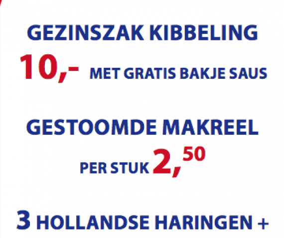 Verschillende acties bij Vishandel Jan Schaap!