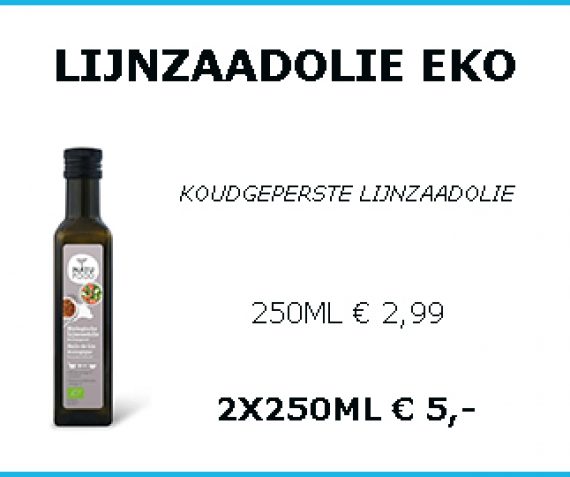 LIJNZAADOLIE KOUDGEPERST EKO