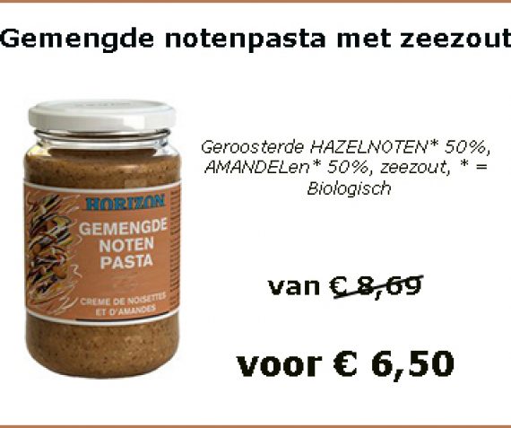 Horizon gemengde notenpasta