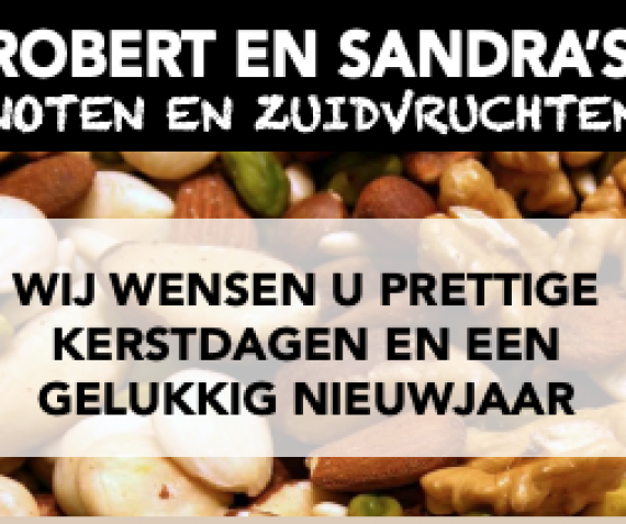 Prettige kerstdagen en een gelukkig nieuwjaar!