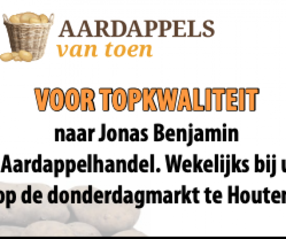 Topkwaliteit bij Jonas Benjamin Aardappelhandel!
