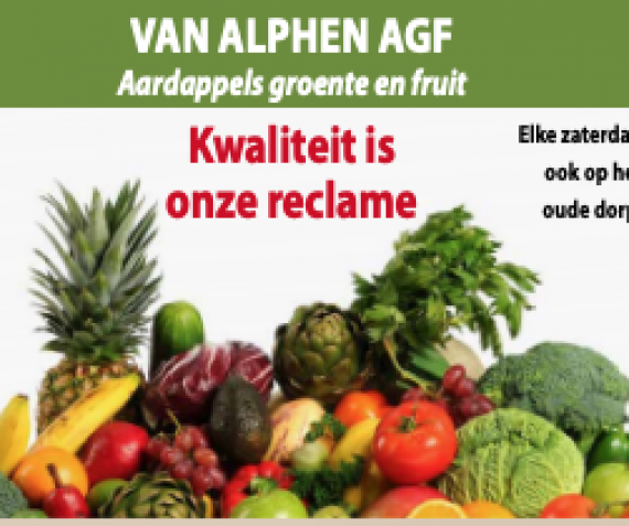 Aardappels, groenten en fruit!
