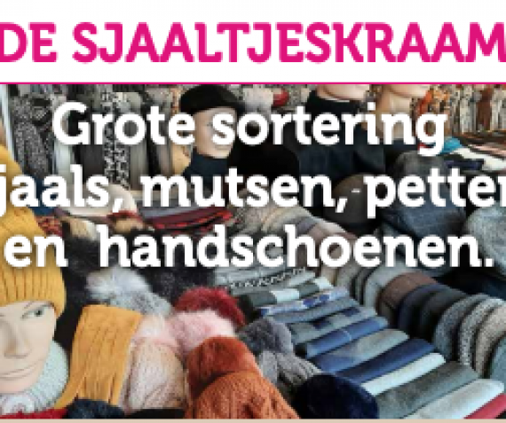 Sjaals, mutsen, petten en handschoenen!