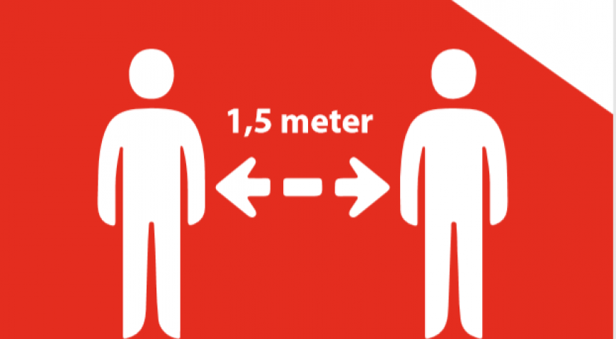 De markt gaat door, maar houd je aan de 1,5 m afstand!