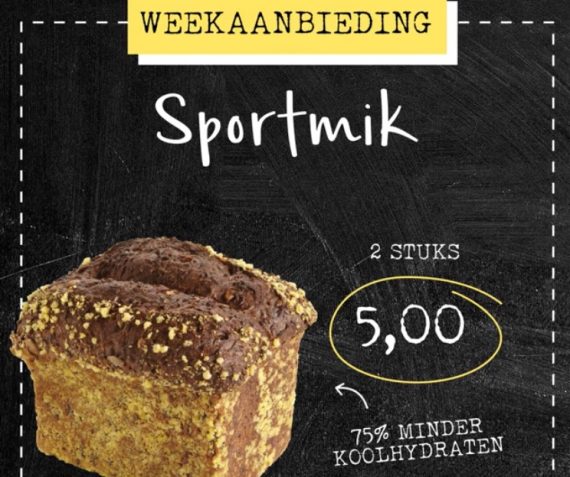 Sportmik ( koolhydraat arm ) 2 voor 5,00