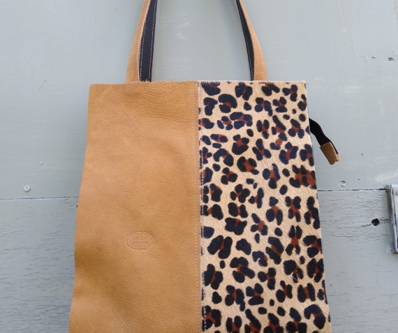 Shopper met luipaardprint