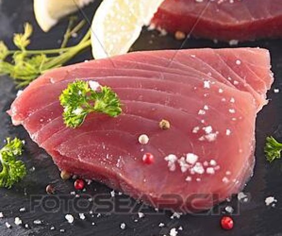 Verse tonijn in de reclame