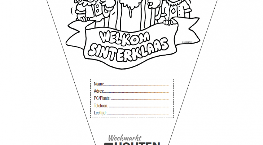 Sinterklaas kleurplaten actie!