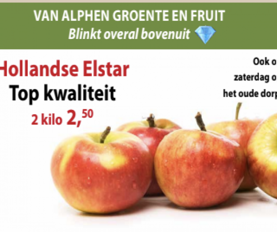 Hollandse Elstar top kwaliteit!