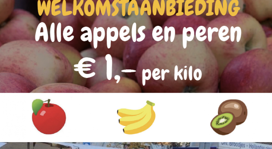 Faapies fruit, de nieuwe groenteboer op de markt Houten!?????