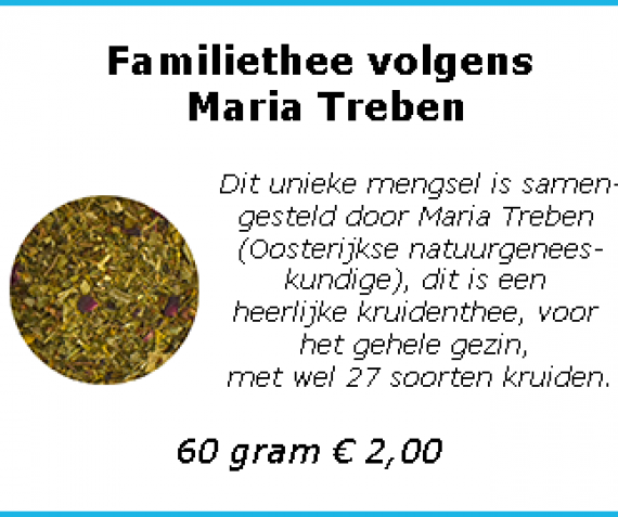 Familiethee volgens Maria Treben