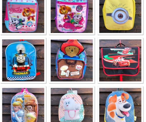 Alle kinderrugzakjes € 6