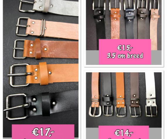 Riemen in de aanbieding deze week