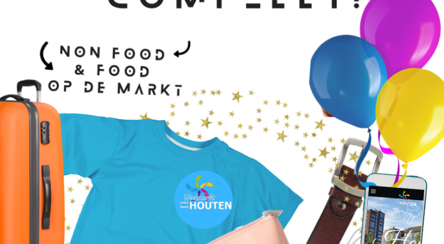 Zien we u ook bij onze complete markt met Non-Food ondernemers (vanaf 28 april)?