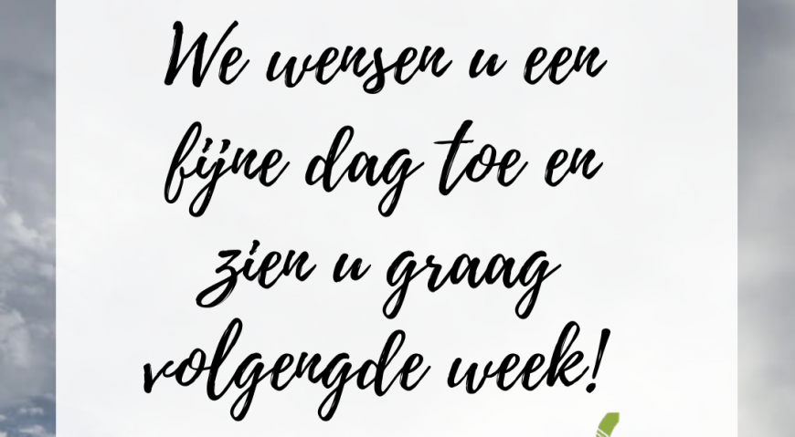 Geen markt op Hemelvaart