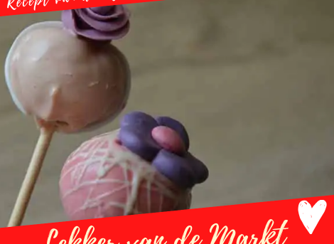 Recept van de Markt: Cakepops maken