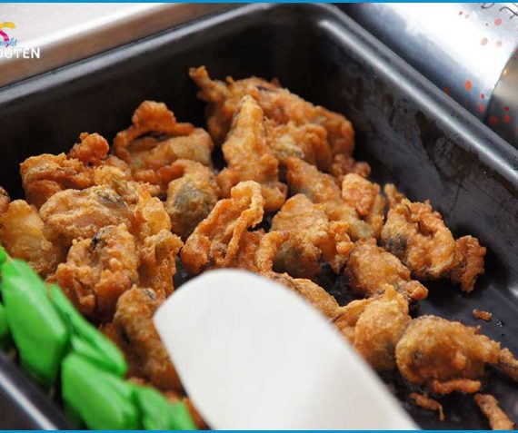 Gezinszak Kibbeling met saus 10,–