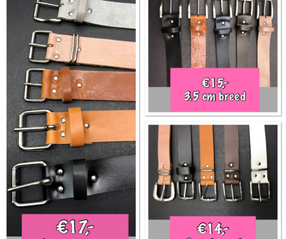 Mooie riemen van uitstekende kwaliteit
