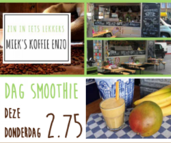 Smoothies van de dag! Vers en lekker