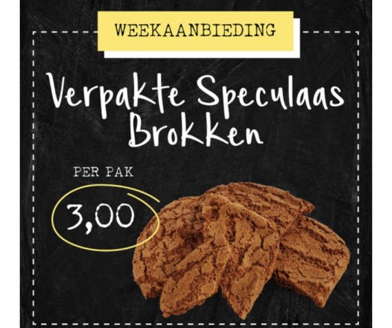 Speculaas brokken