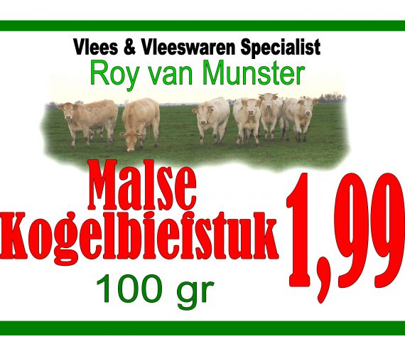 Malse Kogelbiefstuk 100gr