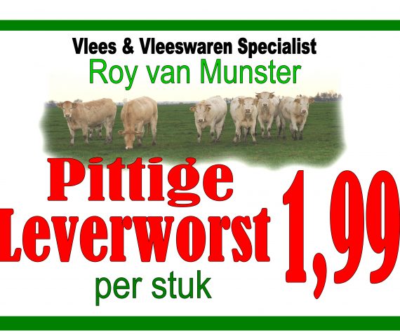 Pittige Leverworst per stuk