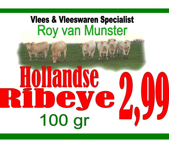 Hollandse Ribeye 100gr