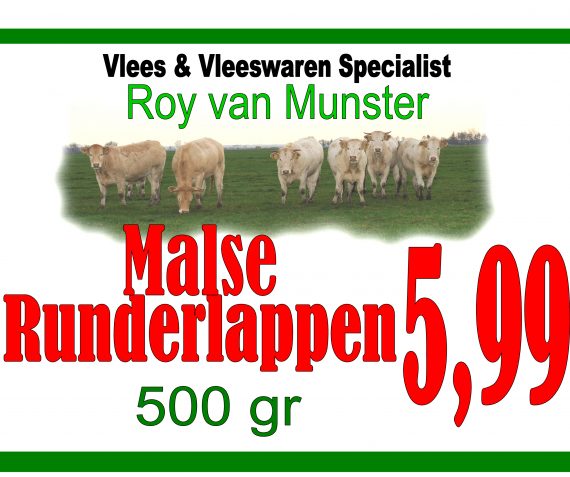 Runderlappen 500gr
