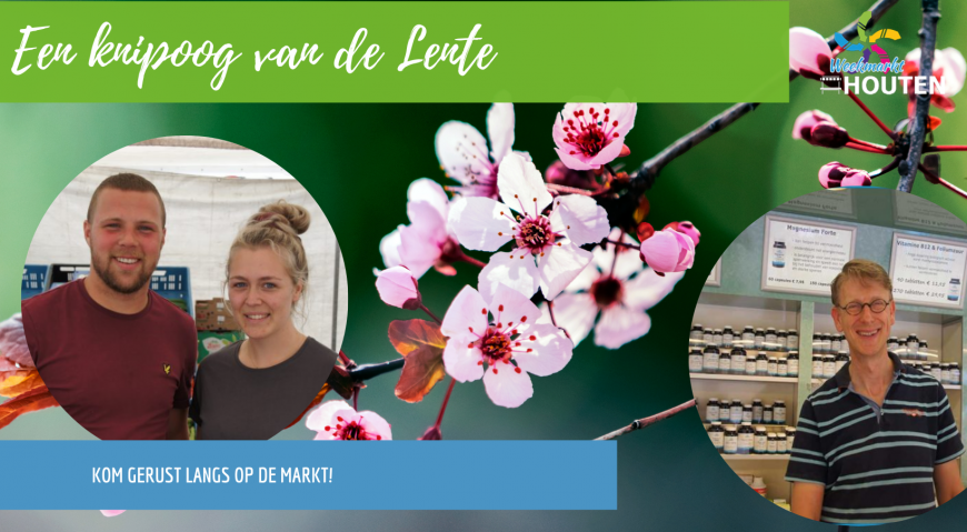 De lente geeft ons  een knipoog