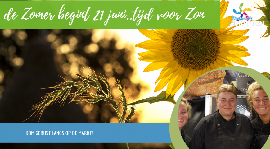 de Zomer begint 21 juni..tijd voor Zon