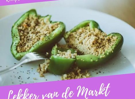 Gevulde paprika’s met couscous