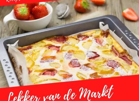 Aardbei appel plaattaart