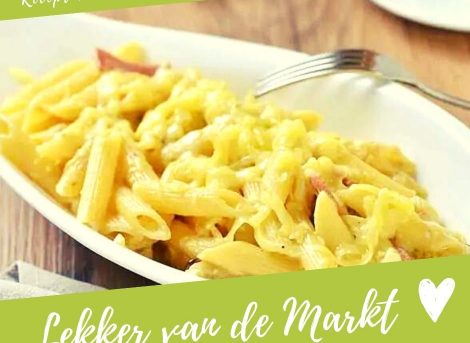 Mac and cheese met pompoen