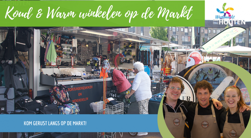 Koud en Warm winkelen op de markt!