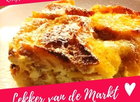 Broodpudding met abrikozen (1)