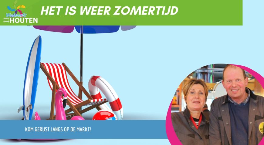 Het is weer zomertijd!