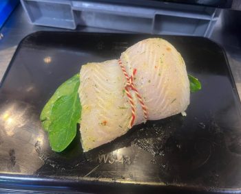 Atl.tongpakket met bladspinazie