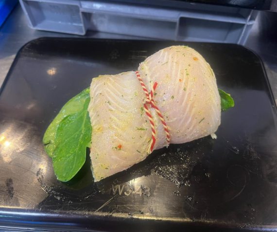 Atl.tongpakket met bladspinazie