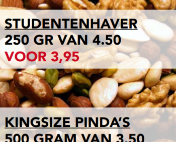 Lekkere noten en zuidvruchten haal je op de markt