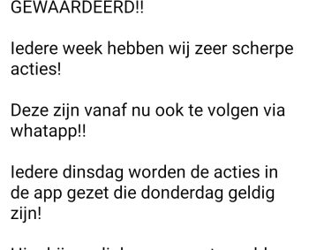 Watts app aanbiedingen