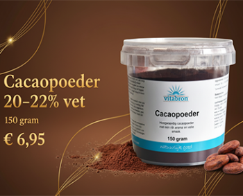 Cacaopoeder 20–22% vet – Volle smaak